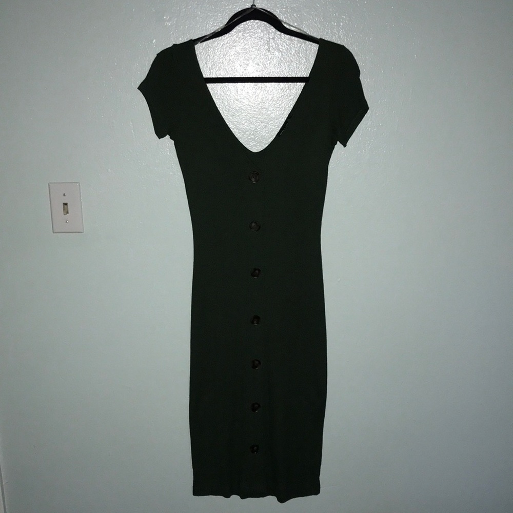 Forest green dress